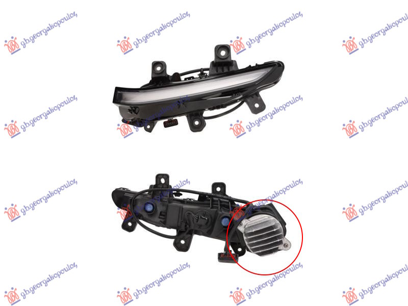 DNEVNO SVETLO LED (VALEO) PEUGEOT 2008 II 2019-2023 (CU)