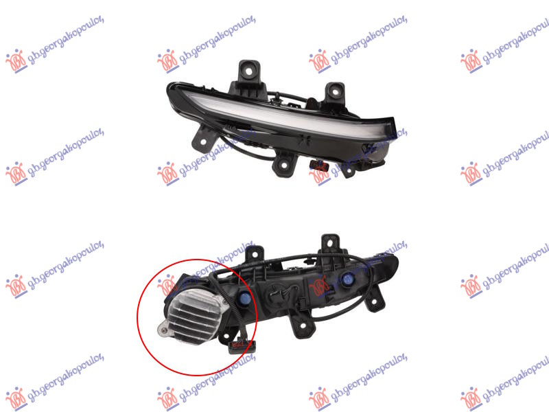 DNEVNO SVETLO LED (VALEO) PEUGEOT 2008 II 2019-2023 (CU)