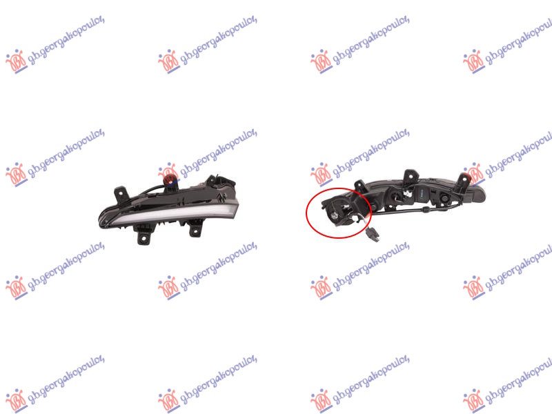 DNEVNO SVETLO LED PEUGEOT 2008 II 2019-2023 (CU)