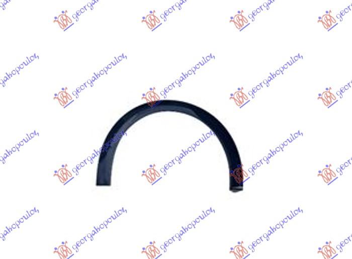 RUB PLASTICNI PREDNJEG BLATOBRANA PEUGEOT 208 II 2023- (UB/UP/UW/UJ)