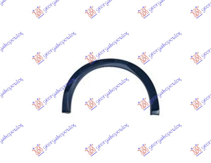 RUB PLASTICNI ZADNJEG BLATOBRANA PEUGEOT 208 II 2023- (UB/UP/UW/UJ)