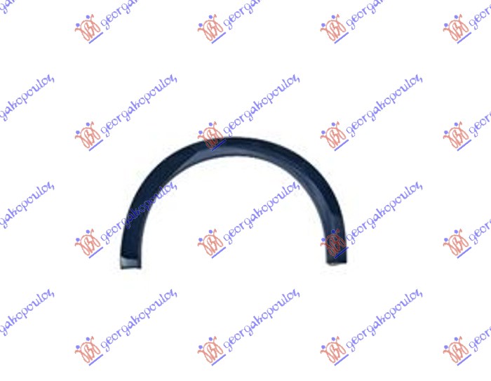 RUB PLASTICNI ZADNJEG BLATOBRANA PEUGEOT 208 II 2023- (UB/UP/UW/UJ)