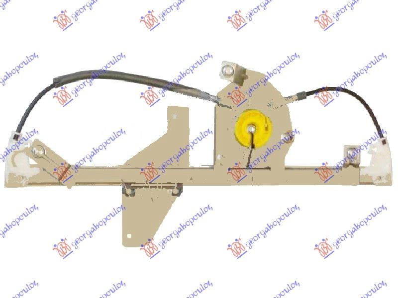PODIZAC ZADNJEG PROZORA ELEKTRICNI (BEZ MOTORA) PEUGEOT 508 I 2011-2015 (8D)