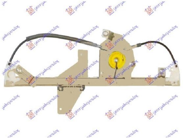 PODIZAC ZADNJEG PROZORA ELEKTRICNI (BEZ MOTORA) (A KVALITET) PEUGEOT 508 I 2011-2015 (8D)
