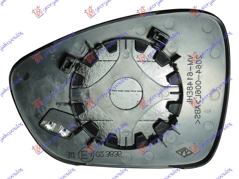 STAKLO RETROVIZORA SA GREJACEM (KONVEKSNO) PEUGEOT 508 I 2011-2015 (8D)