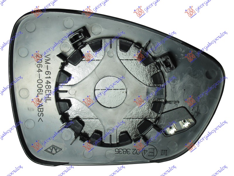STAKLO RETROVIZORA SA GREJACEM (KONVEKSNO) PEUGEOT 508 I 2011-2015 (8D)
