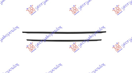 LAJSNA PVC MASKE CRNA (SET 2 KOM) PEUGEOT 2008 I 2013-2016 (CU)