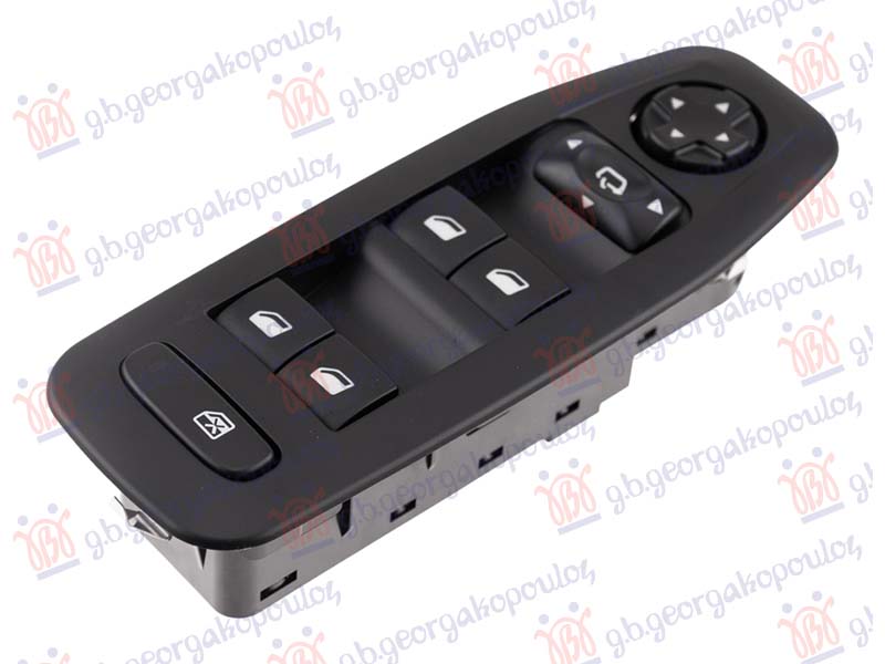 PREKIDAC U PREDNJIM VRATIMA (4 TASTERA) (ELEKTRO-SKLOPIV RETROVIZOR) PEUGEOT 2008 I 2013-2016 (CU)