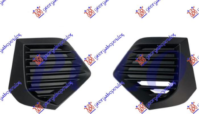 RESETKA PREDNJEG BRANIKA (SET) PEUGEOT 2008 II 2019-2023 (CU)