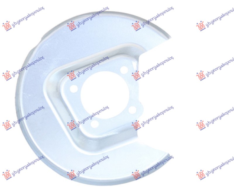 ZASTITA ZADNJEG KOCIONOG DISKA (PRECNIK ZASTITE 290/79mm) (PRECNIK DISKA 249mm) CITROEN C4 GRAND PICASSO 2014-2017 (DA/DE)