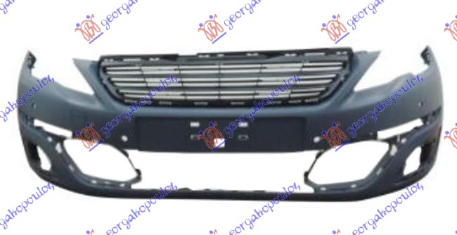 PREDNJI BRANIK PM (SA MAGLENKAMA) (4 PDC SENZORI) PEUGEOT 308 II 2013-2017 (LB/LP/LW/LH/L3)
