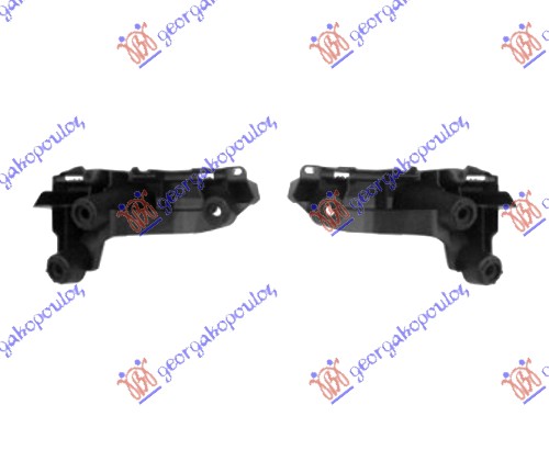 NOSAC ZADNJEG BRANIKA GORNJI PLASTICNI (SET) PEUGEOT 308 II 2013-2017 (LB/LP/LW/LH/L3)