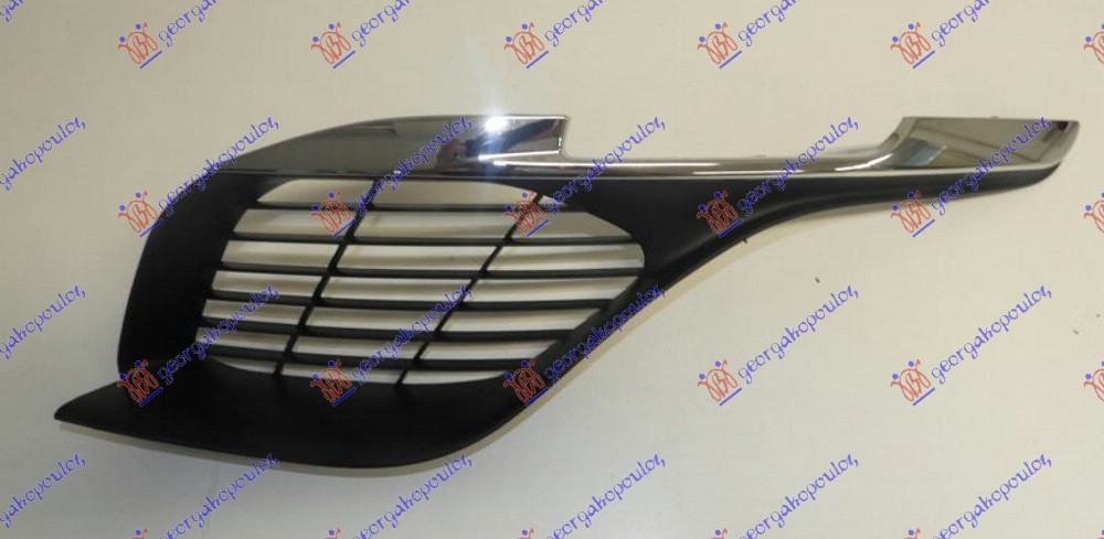 RESETKA PREDNJEG BRANIKA (SA HROM LAJSNOM) PEUGEOT 308 II 2013-2017 (LB/LP/LW/LH/L3)