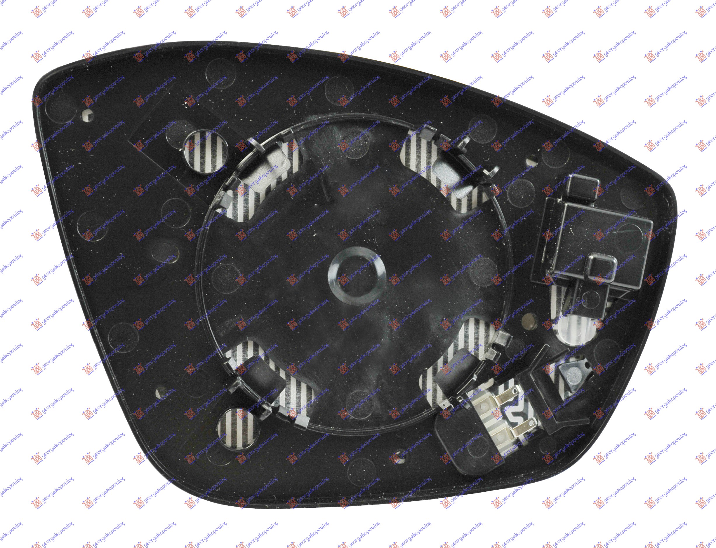STAKLO RETROVIZORA SA GREJACEM (KONVEKSNO) PEUGEOT 308 II 2013-2017 (LB/LP/LW/LH/L3)