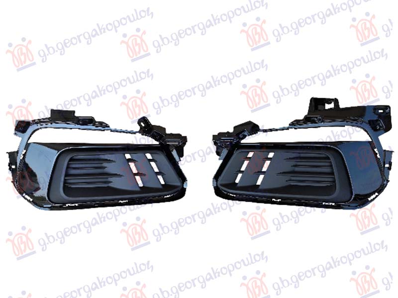 RESETKA PREDNJEG BRANIKA (GT-LINE) (SET) PEUGEOT 308 II 2017-2021 (LB/LP/LW/LH/L3/LC/LJ/LR)