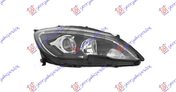 FAR ELEKTRICNI SA LED DNEVNIM SVETLOM (DEPO) PEUGEOT 308 II 2017-2021 (LB/LP/LW/LH/L3/LC/LJ/LR)