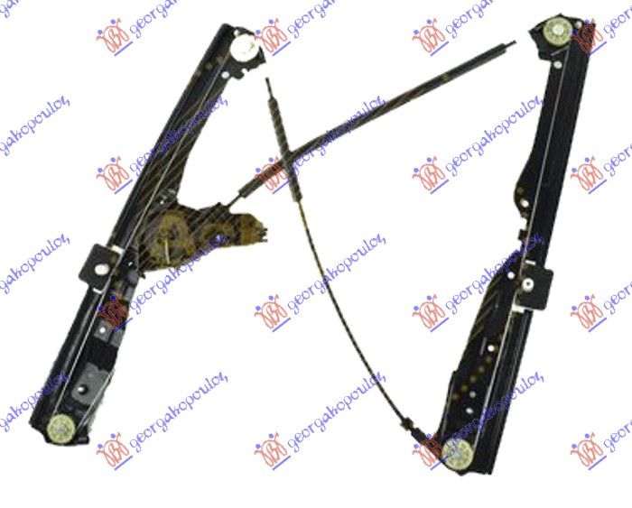 PODIZAC PREDNJEG PROZORA ELEKTRICNI (BEZ MOTORA) (A KVALITET) PEUGEOT 308 II 2013-2017 (LB/LP/LW/LH/L3)