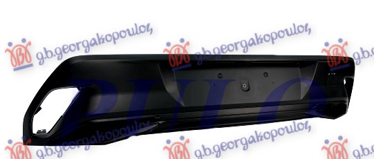 SPOJLER ZADNJEG BRANIKA PVC SA LAJSNAMA AUSPUHA PEUGEOT 308 III 2021- (FB/FH/FP/F3/FM)
