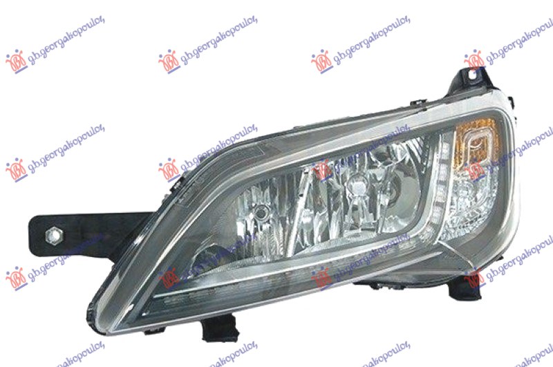 FAR ELEKTRICNI CRNI SA LED DNEVNIM SVETLOM (MARELLI) TOYOTA PROACE MAX 2024- (MFY/MFQ)
