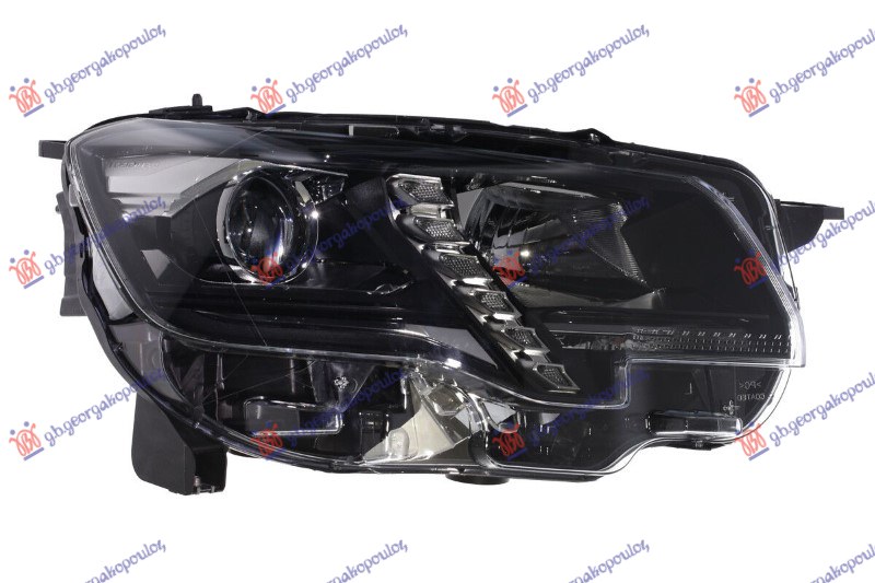 FAR ELEKTRICNI (H7/H1) SA LED DNEVNIM SVETLOM (VALEO) PEUGEOT RIFTER 2019-2024