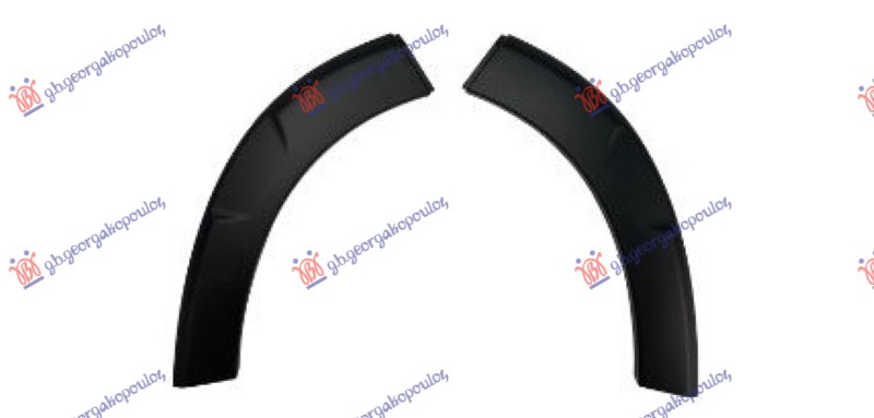 RUB PLASTICNI PREDNJEG BRANIKA (SET 2 KOM) PEUGEOT RIFTER 2019-2024