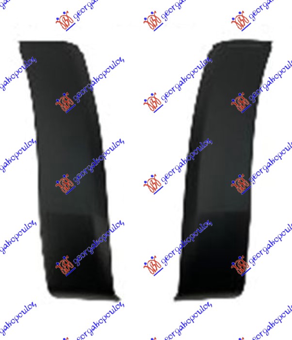 RUB PLASTICNI ZADNJEG BRANIKA (KRATKA SASIJA) (SET) PEUGEOT RIFTER 2019-2024