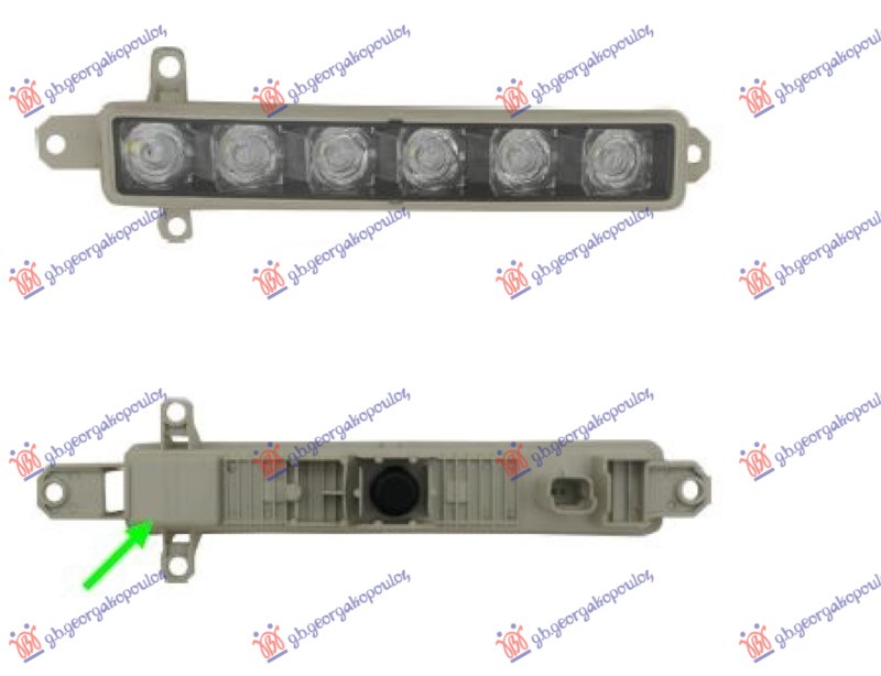 DNEVNO SVETLO LED JAKO ZATAMNJENO PEUGEOT EXPERT/TRAVELLER 2016-2025 (VALEO) (V)