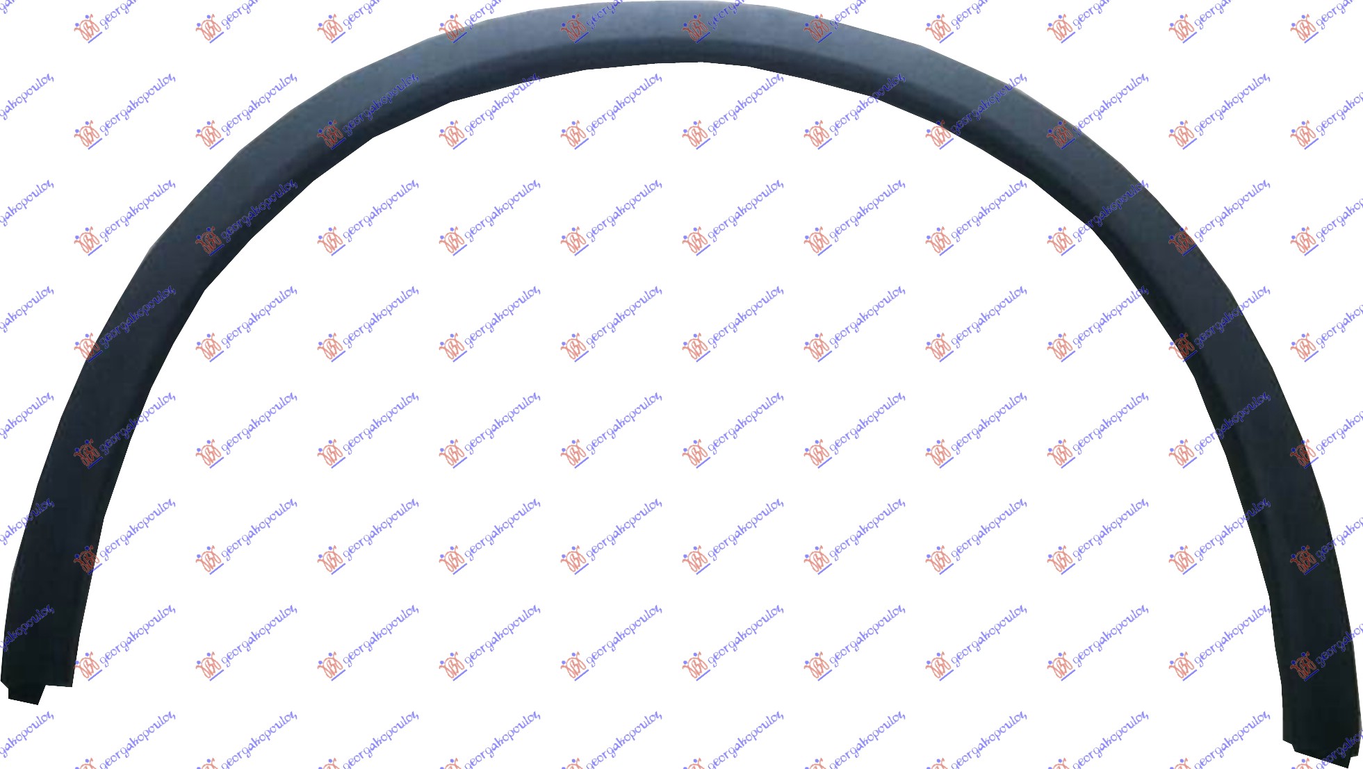 RUB PLASTICNI PREDNJEG BLATOBRANA (KOMPLETAN) PORSCHE CAYENNE 2010-2015 (92A)