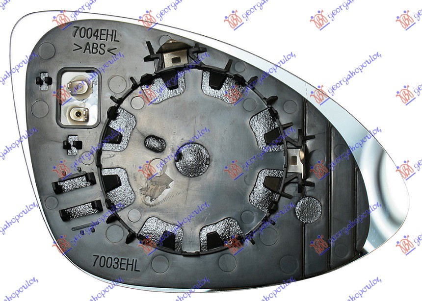 STAKLO RETROVIZORA SA GREJACEM (ASFERICNO) PORSCHE CAYENNE 2010-2015 (92A)