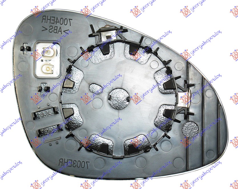 STAKLO RETROVIZORA SA GREJACEM (KAMERA) (KONVEKSNO) PORSCHE CAYENNE 2010-2015 (92A)