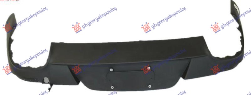 POKLOPAC ZADNJEG BRANIKA GORNJI PLASTICNI 2013- PORSCHE PANAMERA 2009-2016 (970)