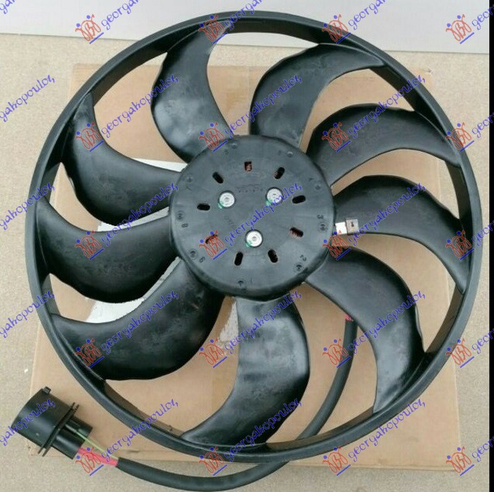 VENTILATOR (MOTOR+ELISA) (3.0 BENZIN) (400W) (LEVO) PORSCHE 911 2010-2016 (991/997)