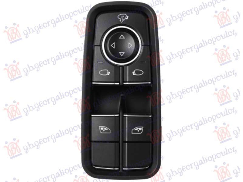 PREKIDAC U PREDNJIM VRATIMA (ELEKTRO-SKLOPIV RETROVIZOR) (16 PIN) PORSCHE CAYMAN 2013-2016 (981C)