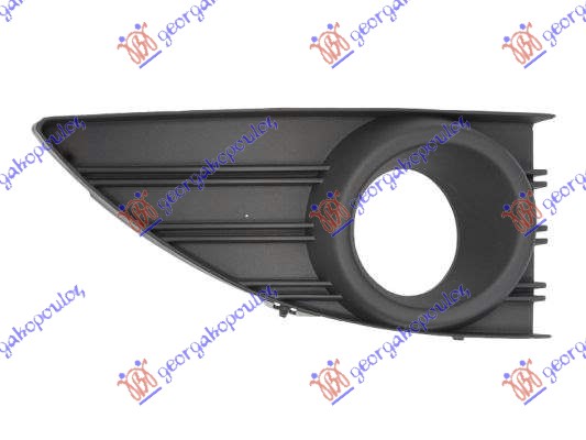 RESETKA PREDNJEG BRANIKA (SA MAGLENKOM) (CRNI OKVIR) RENAULT FLUENCE 2010-2013 (L3)