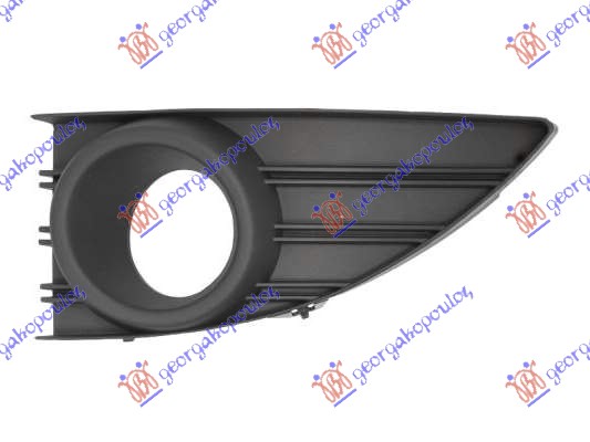 RESETKA PREDNJEG BRANIKA (SA MAGLENKOM) (CRNI OKVIR) RENAULT FLUENCE 2010-2013 (L3)