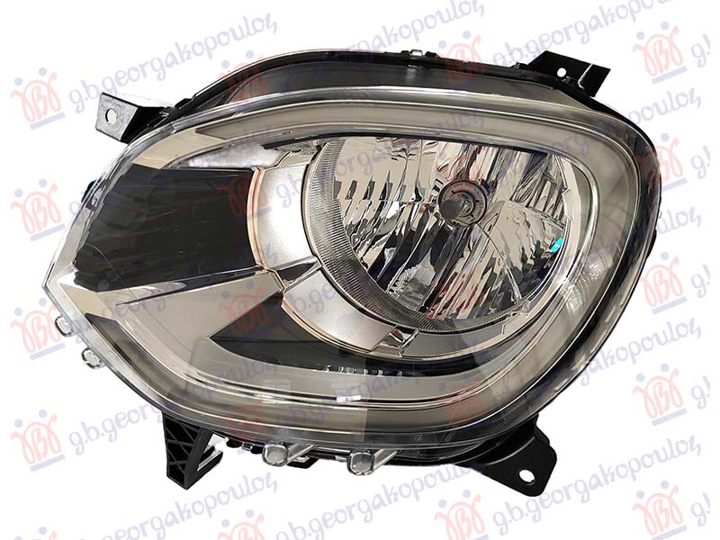 FAR ELEKTRICNI (H4/LED) (DEPO) RENAULT TWINGO 2019- (BCM/BCA)