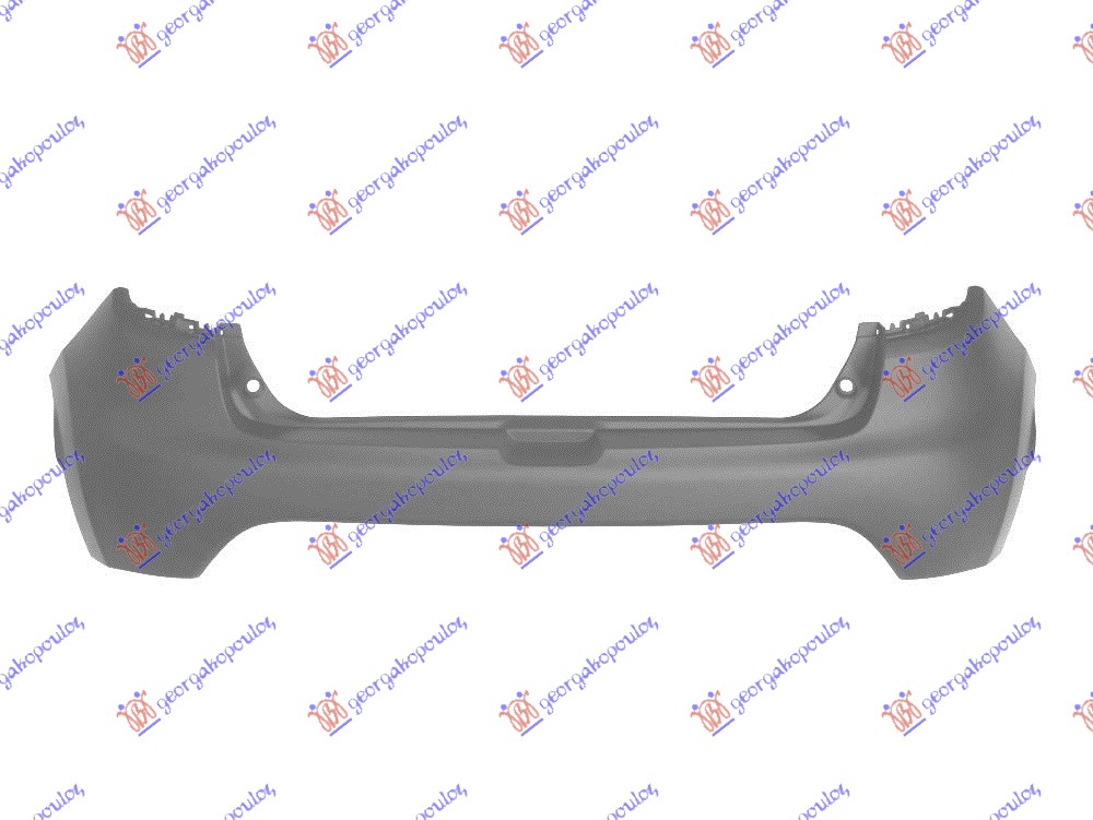 ZADNJI BRANIK PM (SA/BEZ PDC SENZORA) RENAULT CLIO IV 2013-2016 (BH/KH)