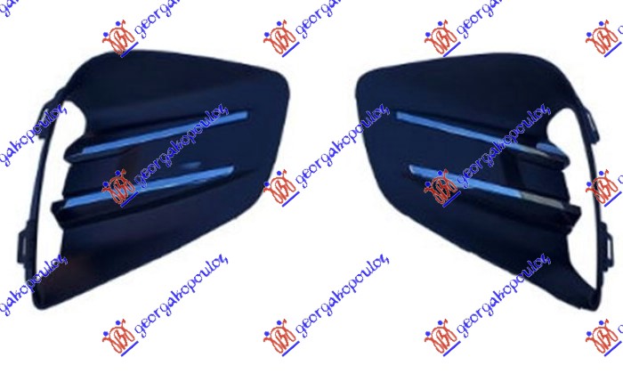 RESETKA PREDNJEG BRANIKA (SA LAJSNOM) (SET) RENAULT CLIO V 2019-2023 (B7)