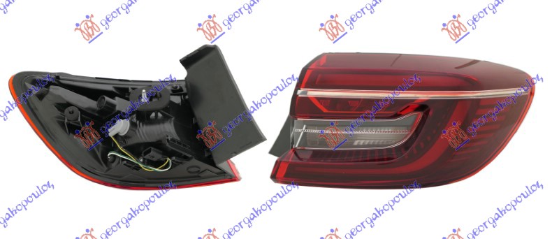 STOP LAMPA SPOLJASNJA LED (MIDDLE VERSION) (LED OBLIKA C) (DEPO) RENAULT CLIO V 2019-2023 (B7)