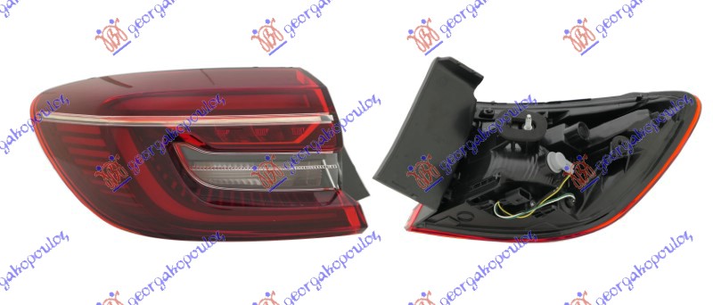 STOP LAMPA SPOLJASNJA LED (MIDDLE VERSION) (LED OBLIKA C) (DEPO) RENAULT CLIO V 2019-2023 (B7)