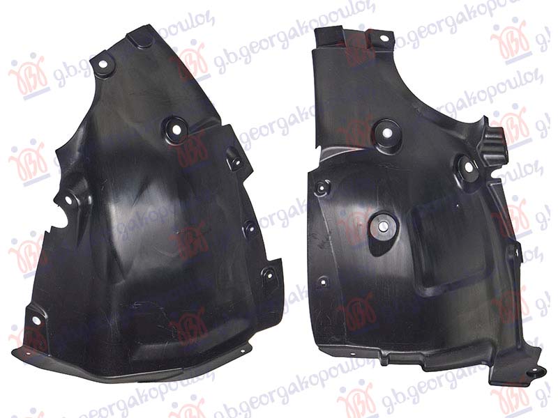 POTKRILO PLASTICNO (SA ZVUCNOM IZOLACIJOM) (SET 2 PCS) (A KVALITET) RENAULT CAPTUR II 2020-2024 (HF)