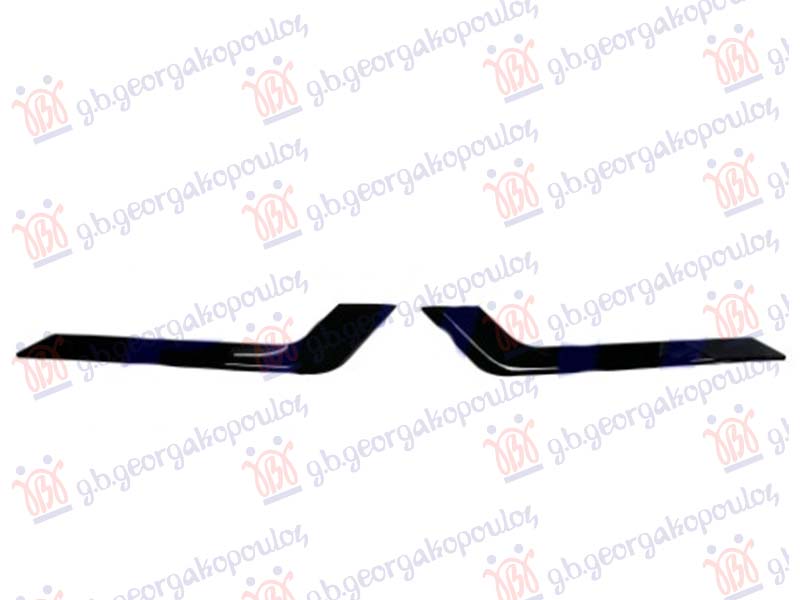 LAJSNA ZADNJEG BRANIKA SJAJ-CRNA (SET 2 KOM) RENAULT CAPTUR II 2020-2024 (HF)