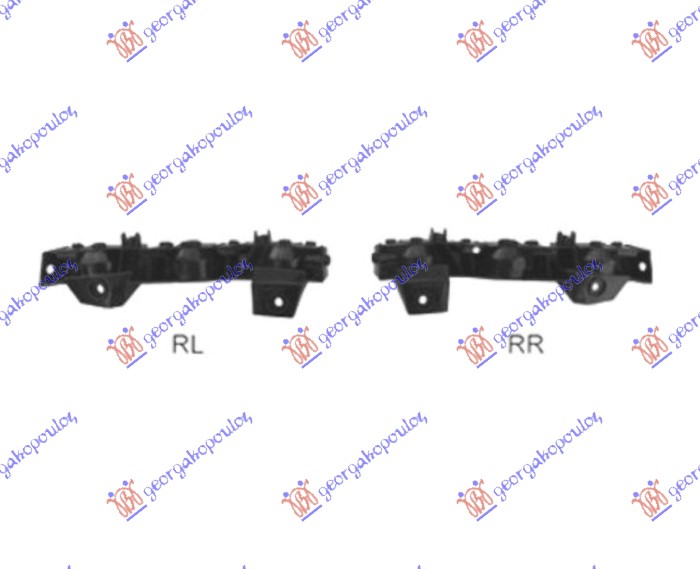 NOSAC ZADNJEG BRANIKA BOCNI PLASTICNI (SET) RENAULT CAPTUR II 2020-2024 (HF)