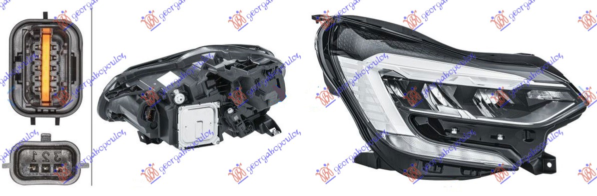 FAR CEO LED (PURE VISION) (HELLA) RENAULT CAPTUR II 2020-2024 (HF)