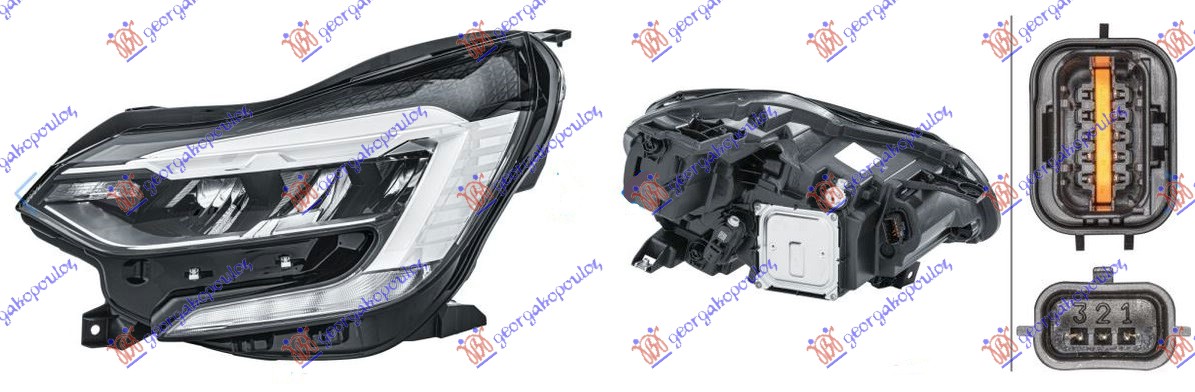 FAR CEO LED (PURE VISION) (HELLA) RENAULT CAPTUR II 2020-2024 (HF)