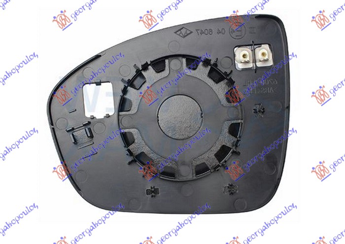 STAKLO RETROVIZORA SA GREJACEM (ASFERICNO) RENAULT CAPTUR II 2020-2024 (HF)