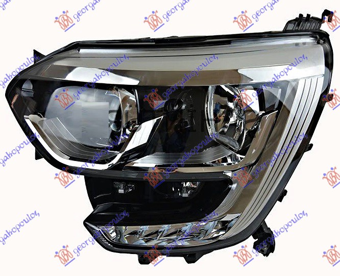 FAR ELEKTRICNI (H7/H7) HROM SA LED DNEVNIM SVETLOM (VALEO) RENAULT MEGANE SDN 2016- (LVA/LVM/LVN)