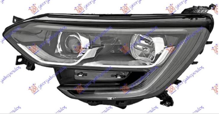 FAR ELEKTRICNI (H7/H7) CRNI LED DNEVNIM SVETLOM (TURSKA) RENAULT MEGANE SDN 2016- (LVA/LVM/LVN)