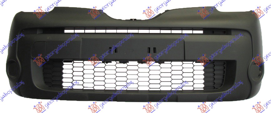 PREDNJI BRANIK CRNI (BEZ MAGLENKI) RENAULT KANGOO 2013-2021 (KW0/KW1)