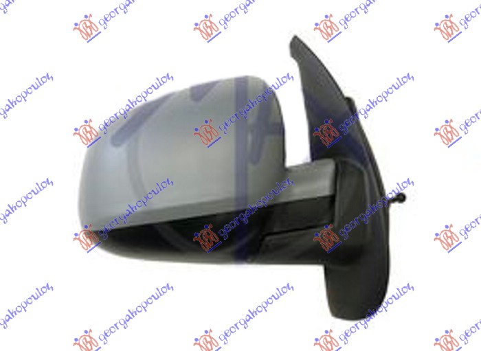 RETROVIZOR MEHANICKI SA SAJLOM PM (ASFERICNO STAKLO) RENAULT KANGOO 2013-2021 (KW0/KW1)